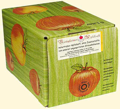 5 Liter Bietigheimer Apfelsaft im Bag-in-Box