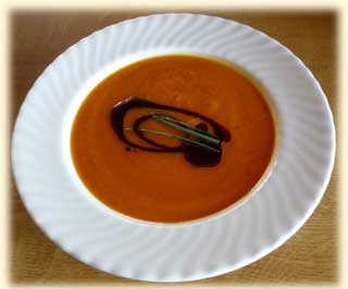 Kürbissuppe mit Verjus